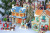 Colorful Miniature Christmas Village