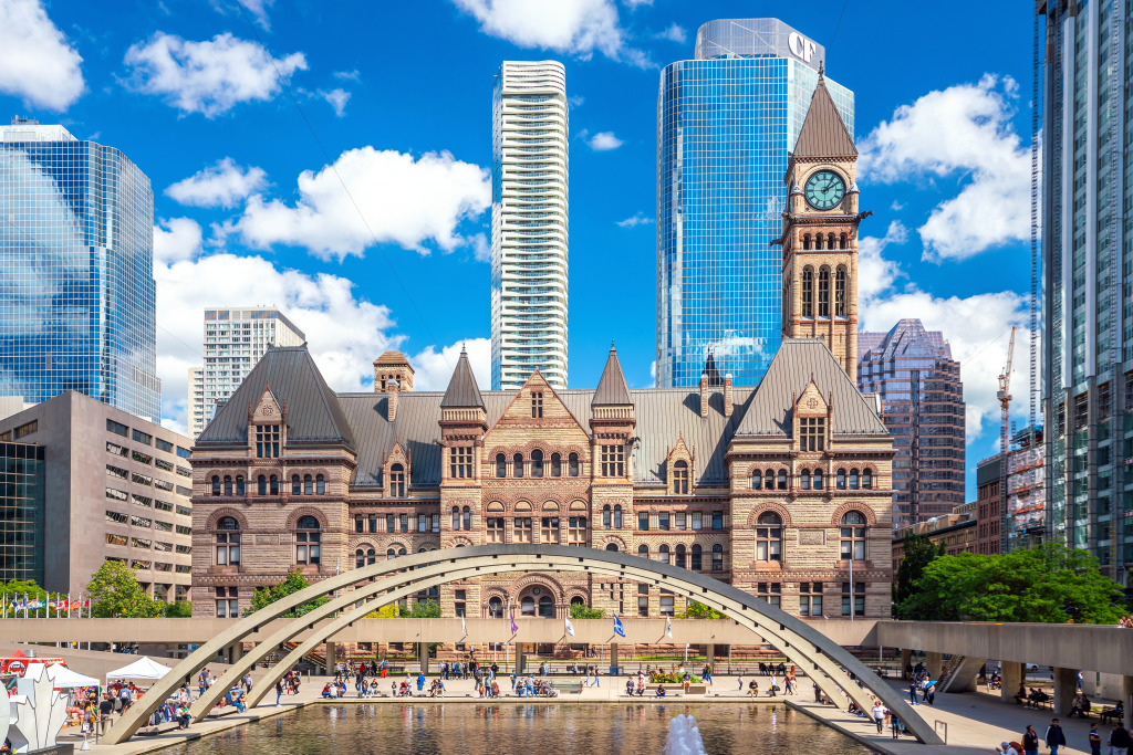 Toronto Old City Hall jigsaw puzzle in Street View puzzles on TheJigsawPuzzles.com