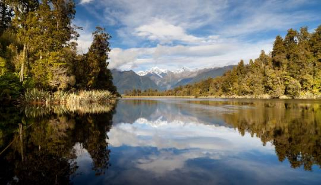 Lake Matheson New Zealand jigsaw puzzle in Marvin Mullin puzzles on TheJigsawPuzzles.com