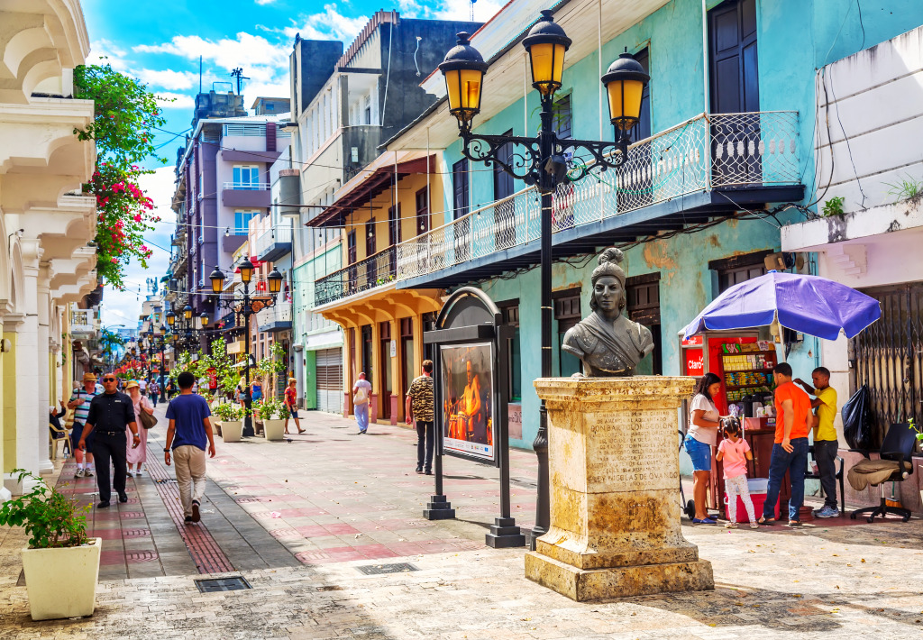 Colonial City Center of Santo Domingo jigsaw puzzle in Street View puzzles on TheJigsawPuzzles.com