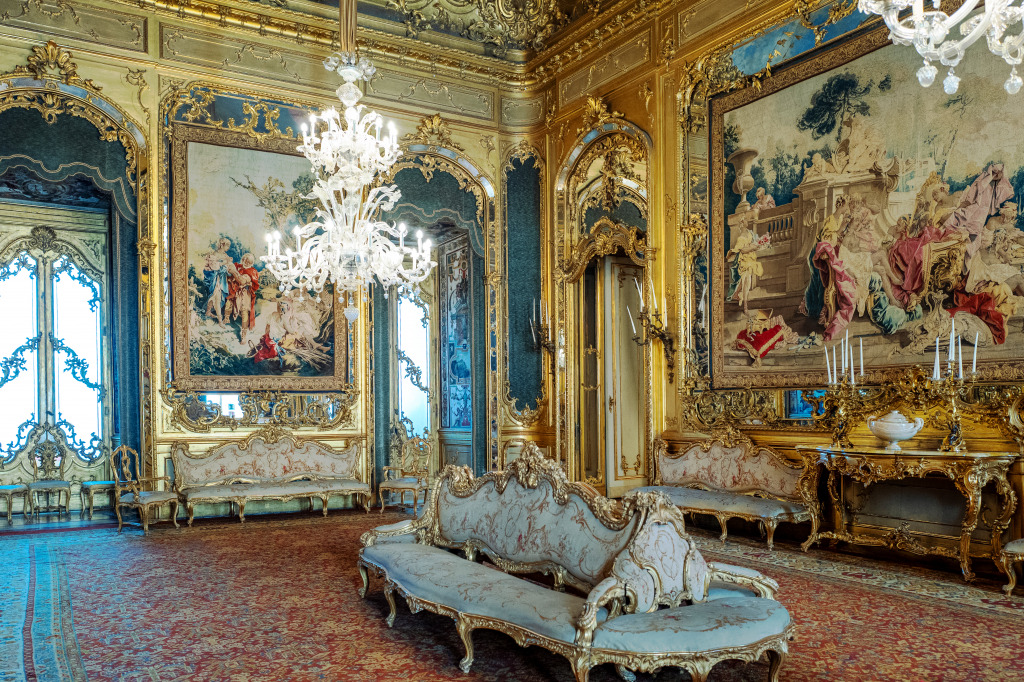 Degli Arazzi Room in the Quirinal Palace jigsaw puzzle in Castles puzzles on TheJigsawPuzzles.com
