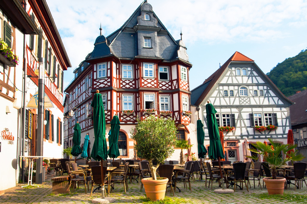 Historic District of Heppenheim, Germany jigsaw puzzle in Street View puzzles on TheJigsawPuzzles.com