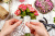 Florist Making a Vintage Bouquet