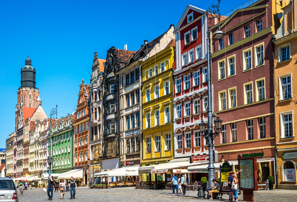 Wroclaw - Poland's Historic Center jigsaw puzzle in Street View puzzles on TheJigsawPuzzles.com