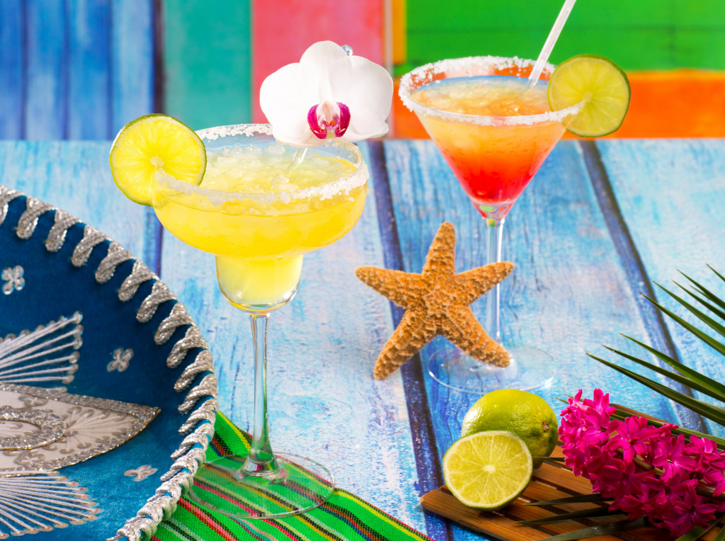 Caribbean Tropical Cocktails jigsaw puzzle in Puzzle of the Day puzzles on TheJigsawPuzzles.com