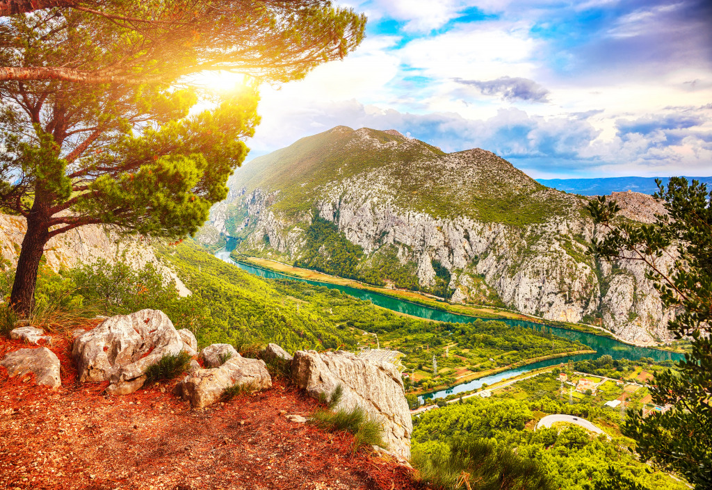 Cetina River Canyon, Croatia jigsaw puzzle in Great Sightings puzzles on TheJigsawPuzzles.com