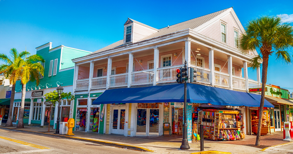Streets of Key West, USA jigsaw puzzle in Street View puzzles on TheJigsawPuzzles.com