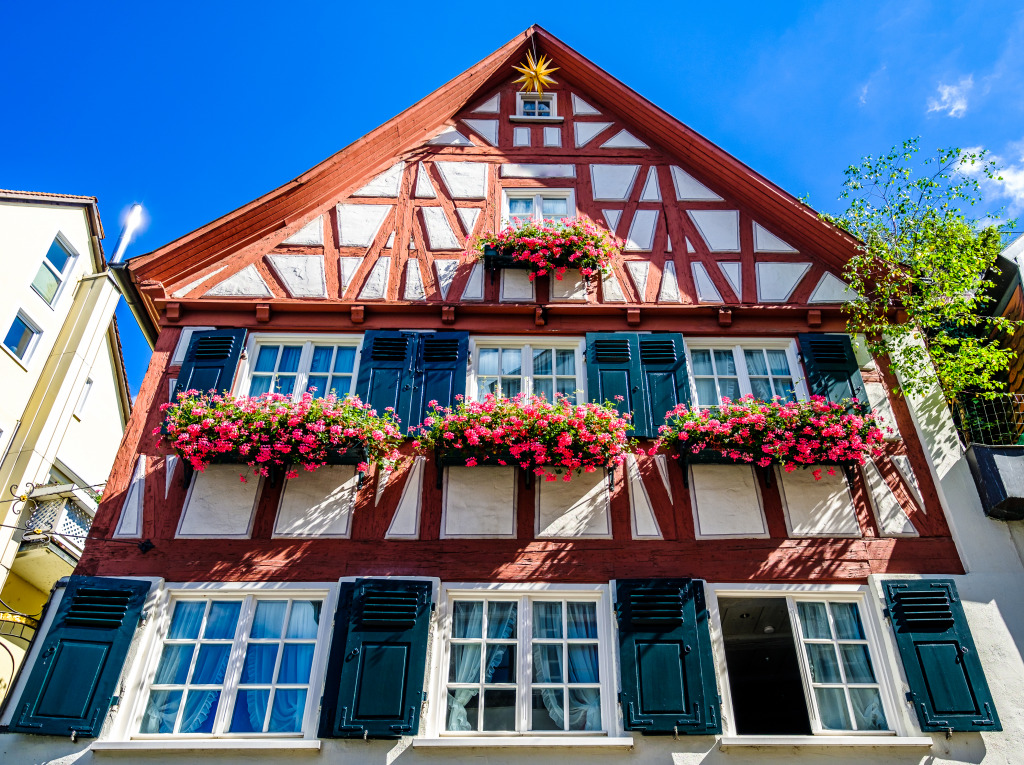 Historic Half-Timbered House in Germany jigsaw puzzle in Street View puzzles on TheJigsawPuzzles.com