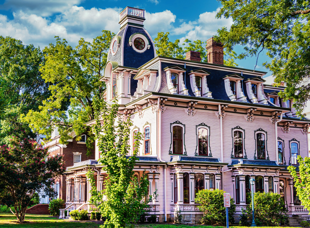 The Historic Heck House in Raleigh jigsaw puzzle in Street View puzzles on TheJigsawPuzzles.com