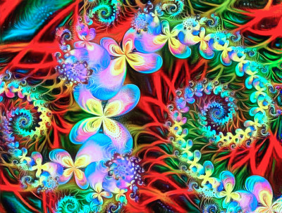 Abstract Fractal Forms jigsaw puzzle in Fractals puzzles on ...