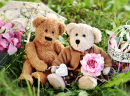 Two Vintage Style Teddy Bears