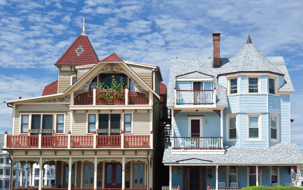 A Small Beach Town, New Jersey jigsaw puzzle in Street View puzzles on TheJigsawPuzzles.com