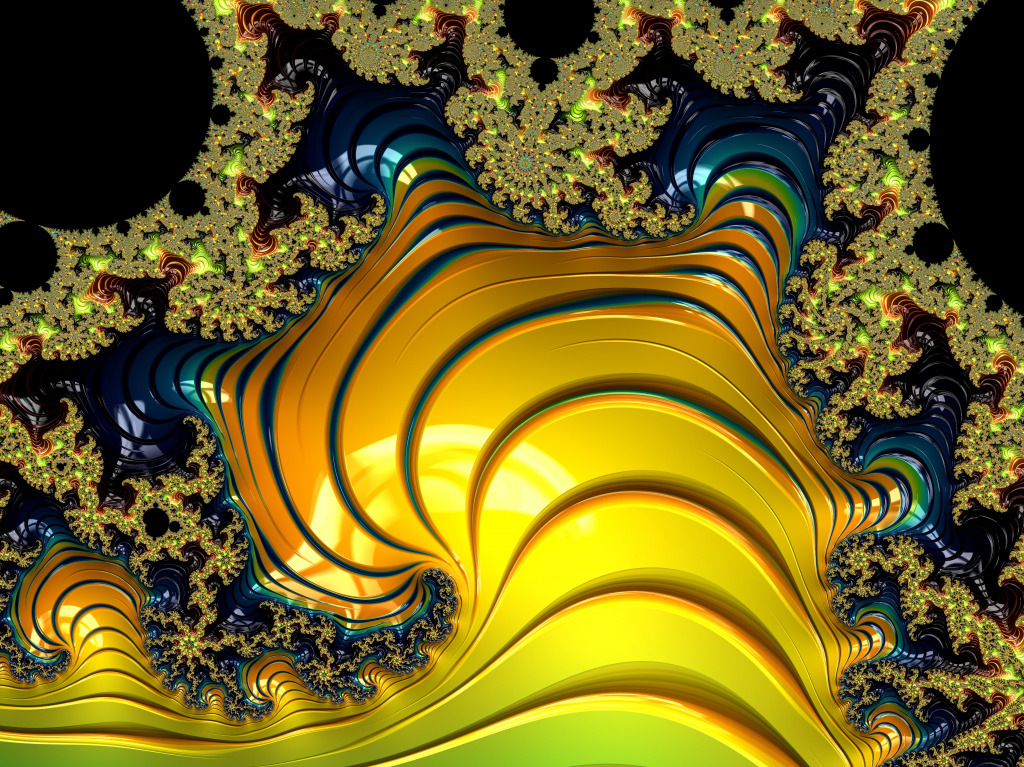 Um padrão infinitamente complexo jigsaw puzzle in Fractals puzzles on TheJigsawPuzzles.com