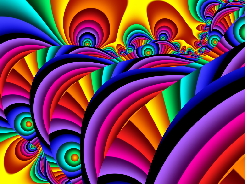 Fabulous Multi Colored Pattern jigsaw puzzle in Fractals puzzles on TheJigsawPuzzles.com