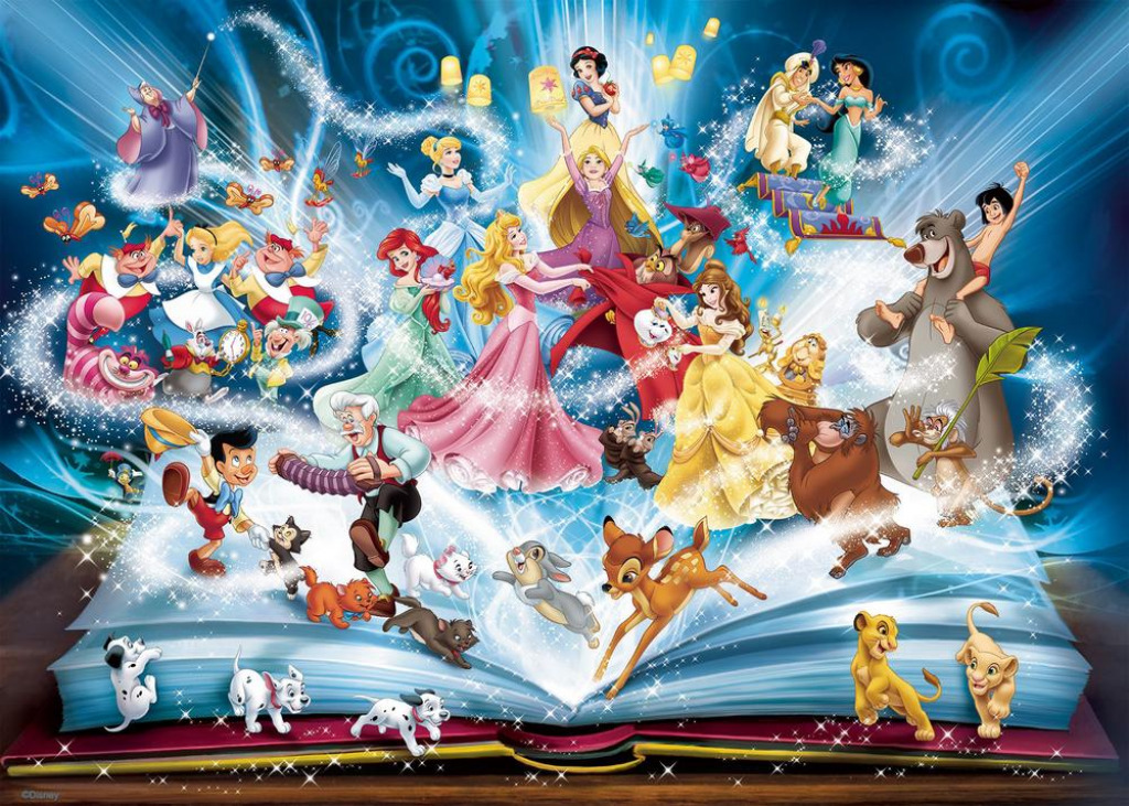 disney magical book jigsaw puzzle in clarisse renaud puzzles on TheJigsawPuzzles.com