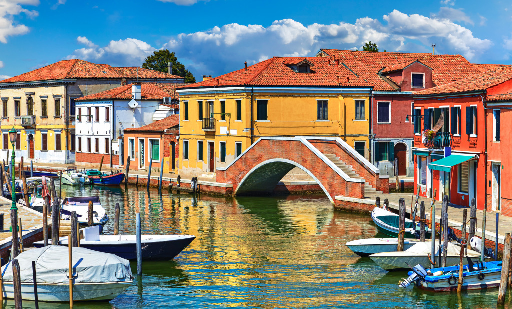 Île de Murano à Venise, Italie jigsaw puzzle in Ponts puzzles on TheJigsawPuzzles.com