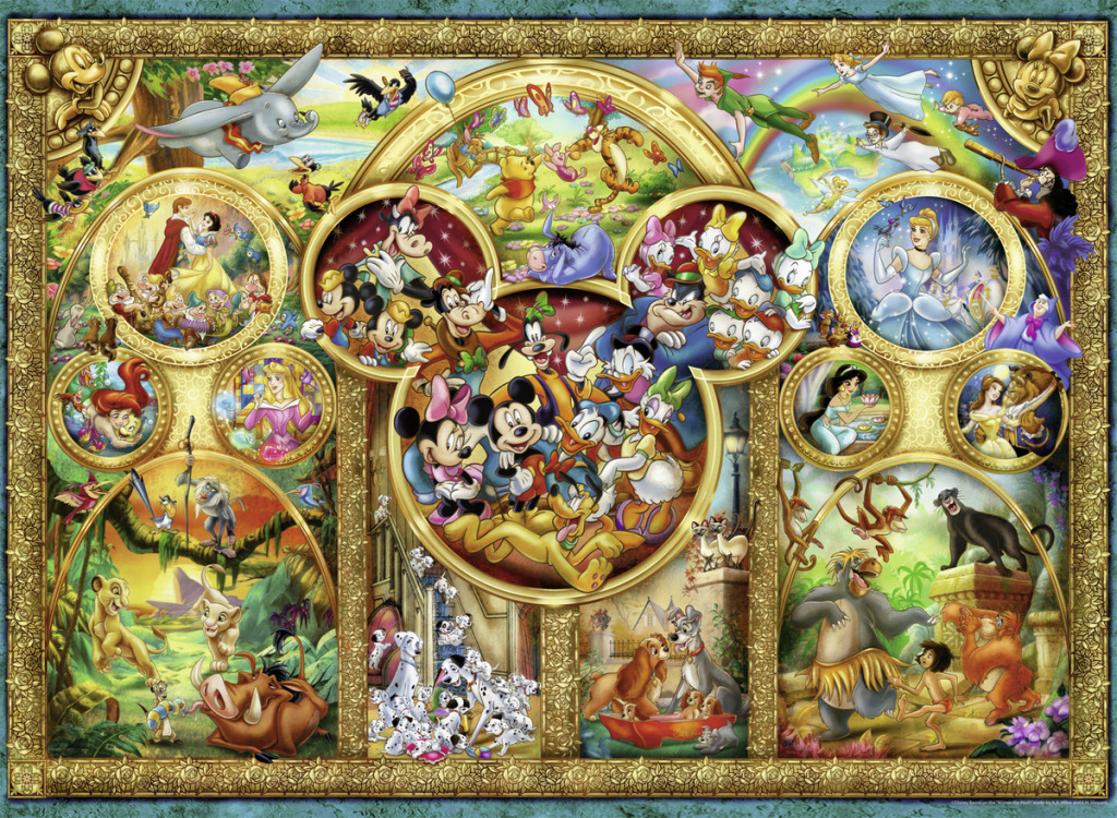 disney's family jigsaw puzzle in clarisse renaud puzzles on TheJigsawPuzzles.com