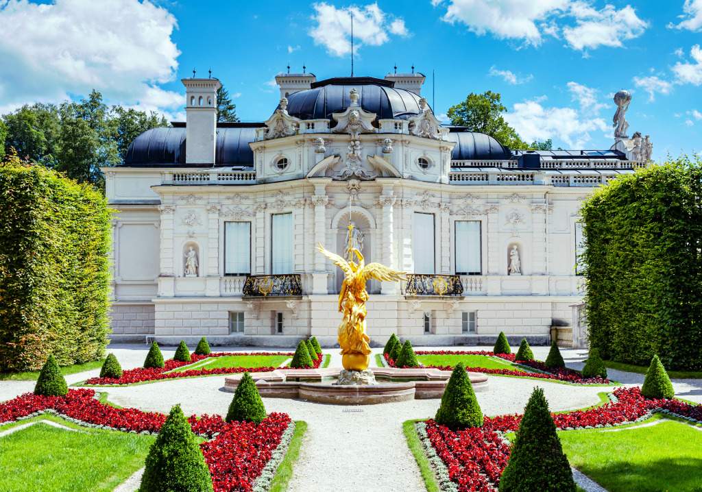 Linderhof Palace, Bavaria, Germany jigsaw puzzle in Puzzle of the Day puzzles on TheJigsawPuzzles.com