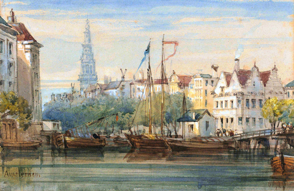 A View Over the Amstel jigsaw puzzle in Piece of Art puzzles on TheJigsawPuzzles.com