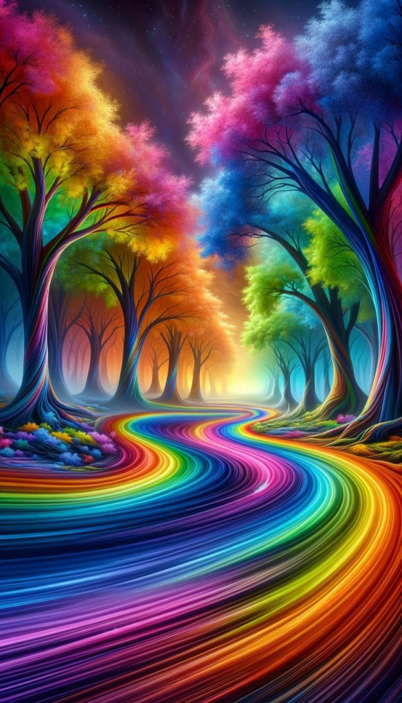 Beautiful Heavenly Road jigsaw puzzle in Ruth Brant puzzles on TheJigsawPuzzles.com