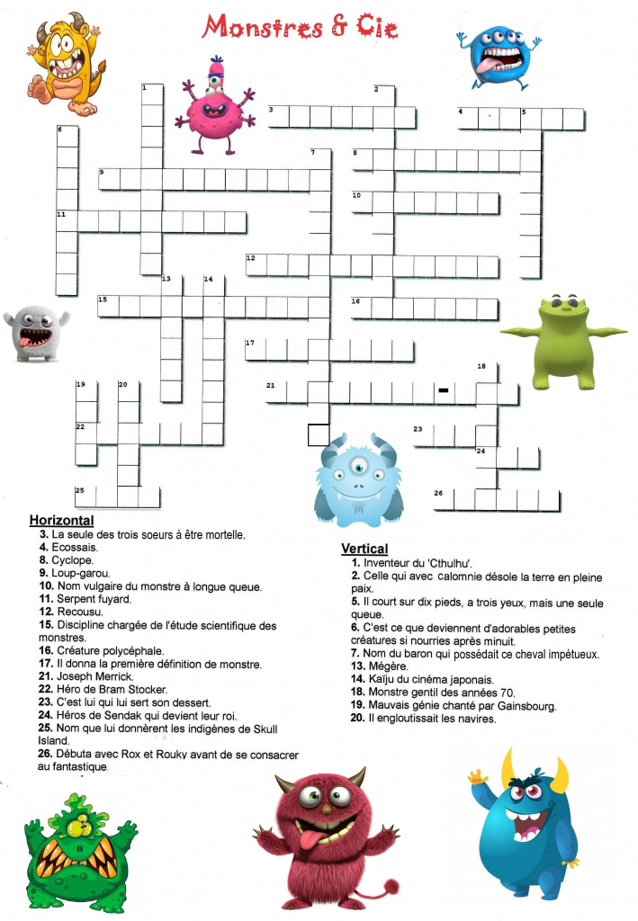 monstres jigsaw puzzle in Bug Me Not puzzles on TheJigsawPuzzles.com