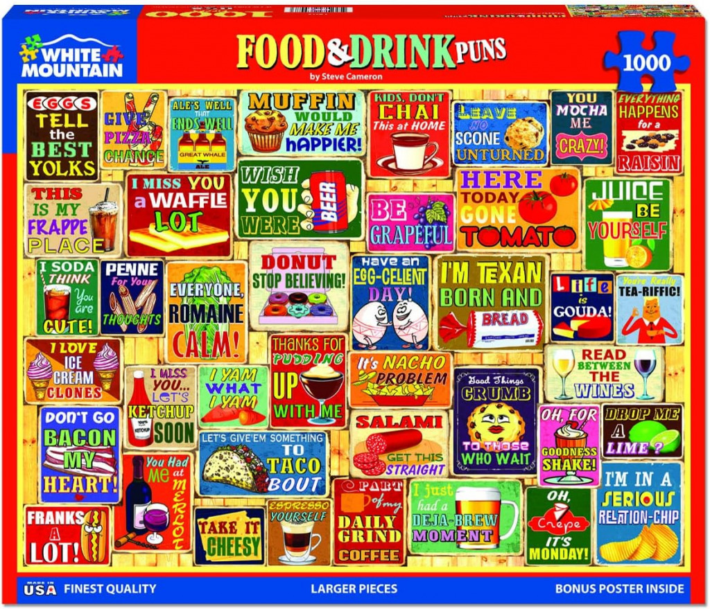 Food and Drink - White Mt. jigsaw puzzle in Pamela Merrill puzzles on TheJigsawPuzzles.com