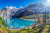Erstaunlicher türkisfarbener Oeschinensee, Schweiz