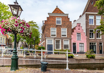 Old Town of Leiden, the Netherlands jigsaw puzzle in Street View ...