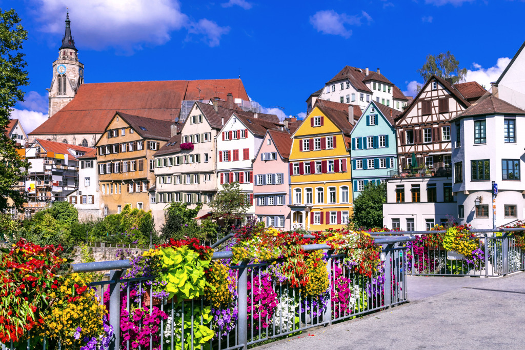 Tübingen, Baden-Württemberg, Germany jigsaw puzzle in Puzzle of the Day puzzles on TheJigsawPuzzles.com