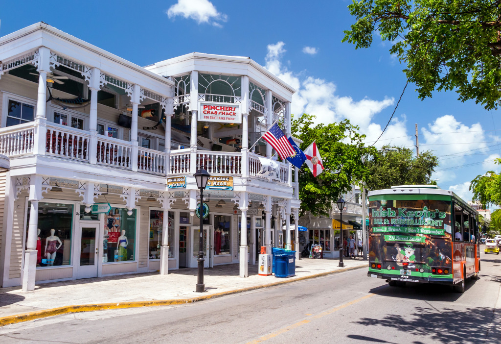View of Downtown Key West, Florida, USA jigsaw puzzle in Street View puzzles on TheJigsawPuzzles.com