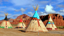 Indian Tents near Moab, Utah, USA