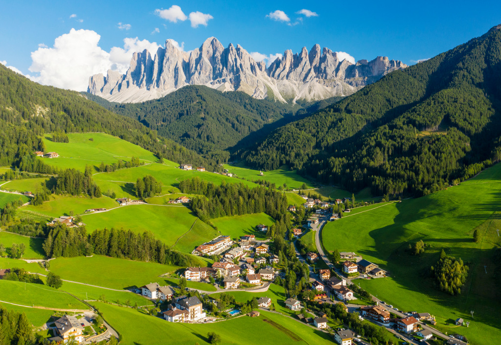Santa Maddalena in the Dolomites, Italy jigsaw puzzle in Great Sightings puzzles on TheJigsawPuzzles.com