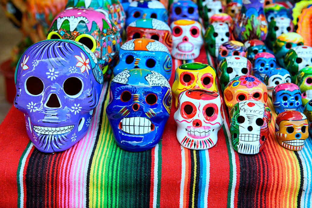 Traditional Mexican Souvenirs jigsaw puzzle in Handmade puzzles on TheJigsawPuzzles.com