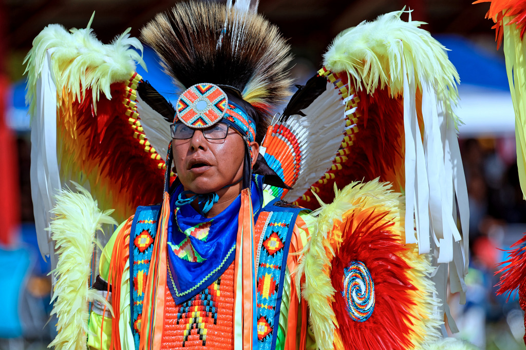 The United Tribes Powwow, Bismark ND, USA jigsaw puzzle in People puzzles on TheJigsawPuzzles.com