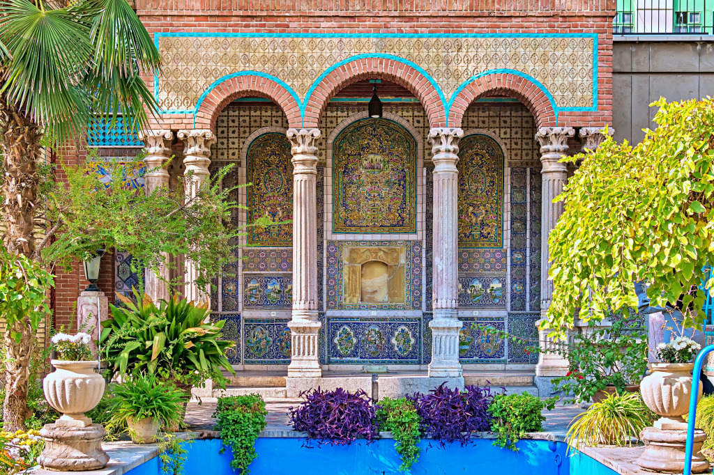 Moghadam House and Museum, Tehran jigsaw puzzle in Puzzle of the Day puzzles on TheJigsawPuzzles.com