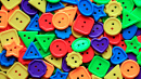 Colorful Plastic Buttons