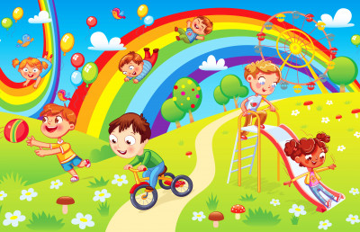 Playing on Playground jigsaw puzzle in Kids Puzzles puzzles on ...