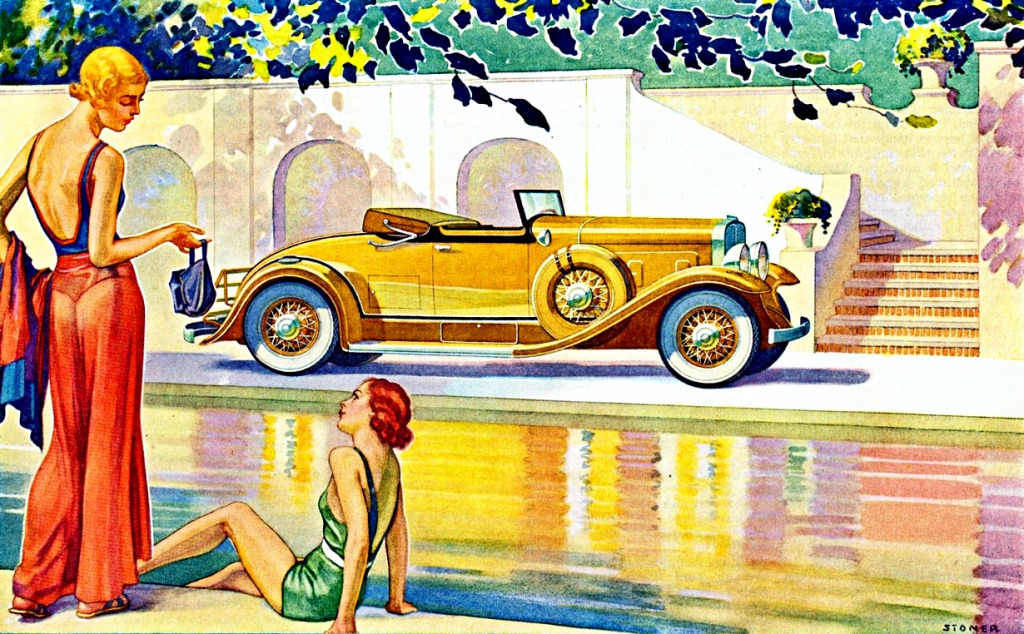 1931 Franklin Series 15 Deluxe Roadster jigsaw puzzle in Puzzle of the Day puzzles on TheJigsawPuzzles.com