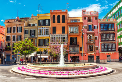 The Center of Palma de Mallorca, Spain jigsaw puzzle in Waterfalls ...