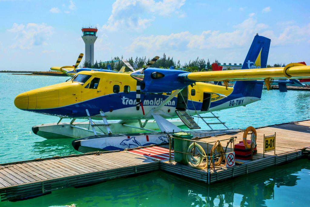 Seaplane of Trans Maldivian Airways jigsaw puzzle in Aviation puzzles on TheJigsawPuzzles.com