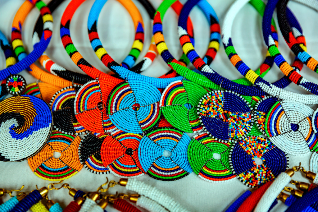Traditional Jewelry of the Maasai People jigsaw puzzle in Handmade puzzles on TheJigsawPuzzles.com