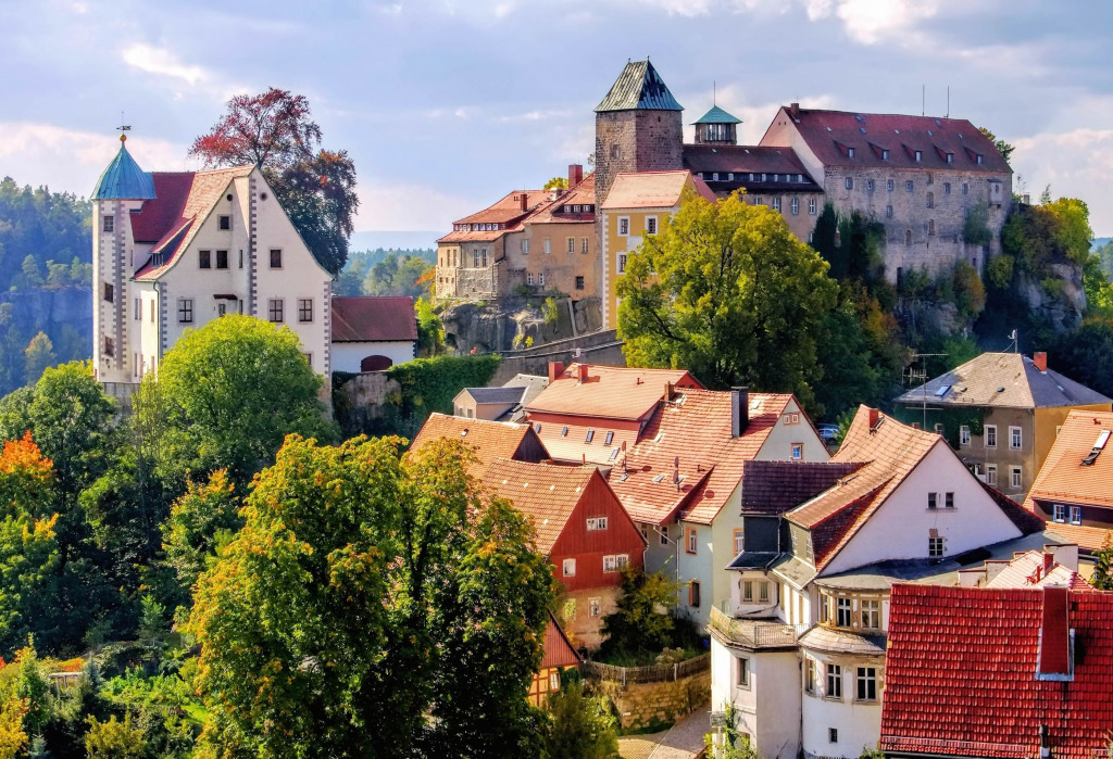 Hohnstein Castle jigsaw puzzle in Castles puzzles on TheJigsawPuzzles.com