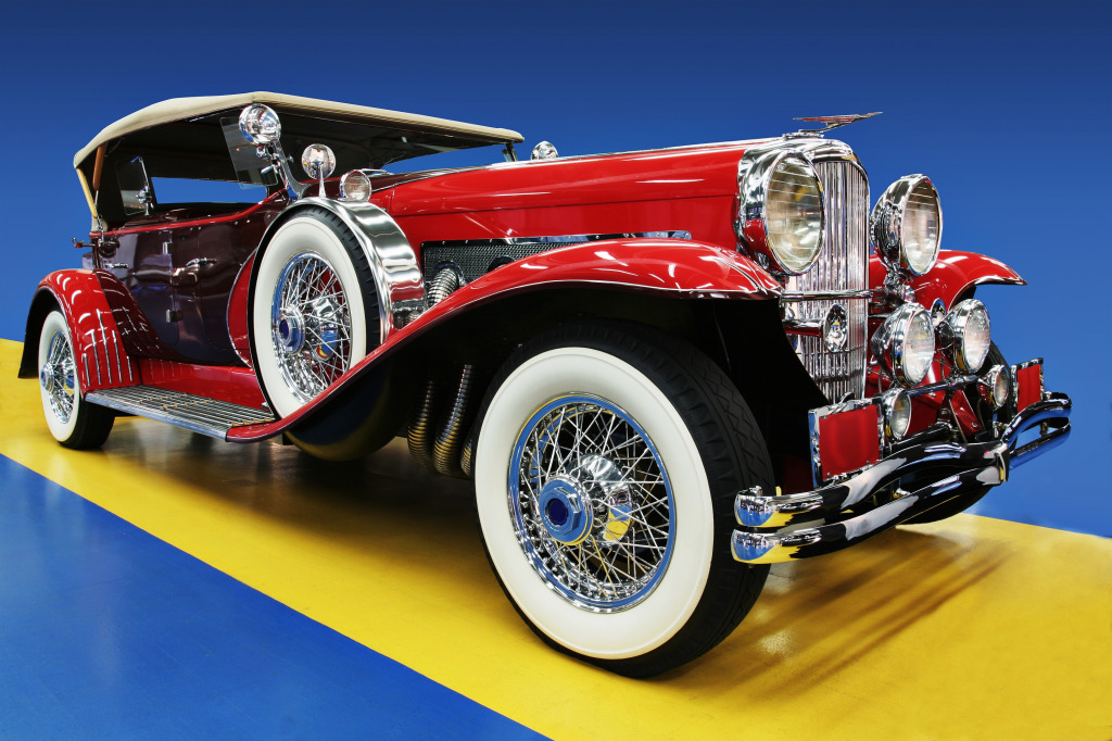 Duesenberg Модель J jigsaw puzzle in Пазл дня puzzles on TheJigsawPuzzles.com