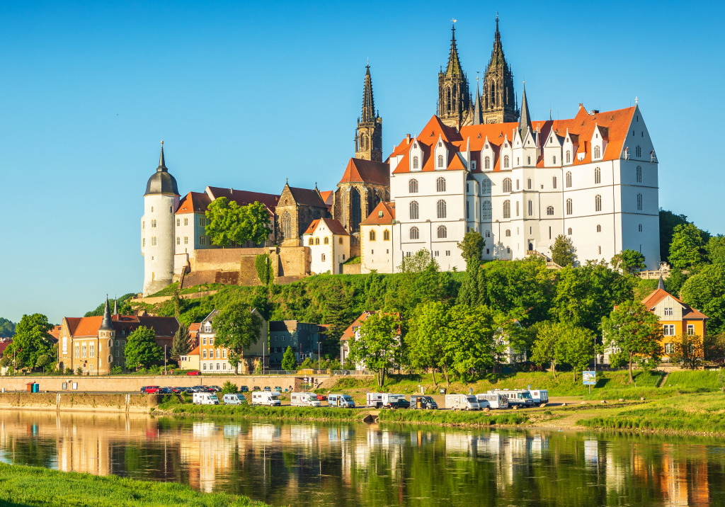 Albrechtsburg Castle, Meissen, Germany jigsaw puzzle in Castles puzzles on TheJigsawPuzzles.com