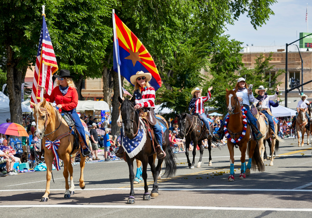 4th of July Parade in Prescott, Arizona, USA jigsaw puzzle in People puzzles on TheJigsawPuzzles.com