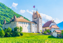 Aigle Castle, Alps, Switzerland