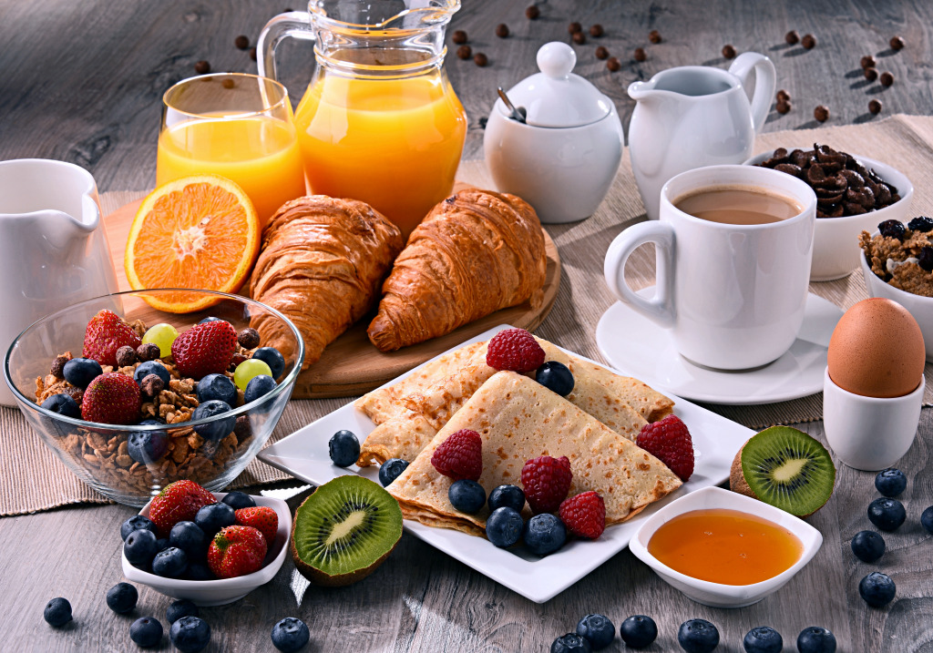 Tasty Breakfast jigsaw puzzle in Food & Bakery puzzles on TheJigsawPuzzles.com