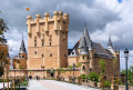 Spanish Medieval Castle Alcazar in Segovia