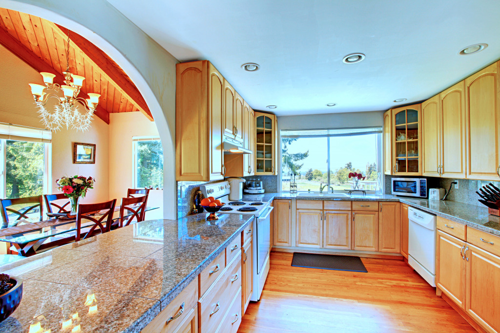 Beautiful Kitchen Interior jigsaw puzzle in Food & Bakery puzzles on TheJigsawPuzzles.com