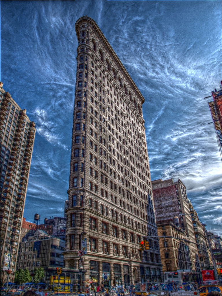 Flatiron Building on Manhattan jigsaw puzzle in Great Sightings puzzles on TheJigsawPuzzles.com